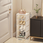 Lihtne kingariiuli kingakapi uks seinakingade hoiukappi Mitmekihiline v&auml;ike kingakarp 5 layers valge