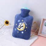 Sagit kuum,vesi,pudel,armas,fliisist,kaanega,500ml/1l,sooja,veega,kott,kuuma,ja,k&uuml;lma, kompressi, k&auml;te, jalgade, soojemaks, kaela, ja &otilde;la, valu, leevendamiseks One Size sinine