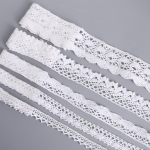 10-40 mm segatud puuvillasest pitsist kangast lint isetegemise r&otilde;ivaste &otilde;mblemiseks scrapbooking k&auml;sit&ouml;&ouml;tarvikud elevandiluuvalge
