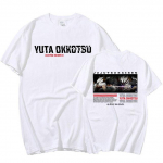 Anime Jujutsu Kaisen T-s&auml;rk Funny Manga Yuta Okkotsu L&uuml;hikeste varrukatega Puuvillane T-s&auml;rk Meeste Riided Suured T-s&auml;rgid Harajuku T&auml;navar&otilde;ivad Topid XXXL valge