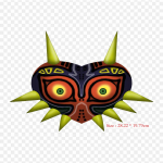 Leaf The Legend Of Majora's Mask 3D Triikraud soojus&uuml;lekandel Printimine Vin&uuml;&uuml;lplaastrid Kleebis riietele Ise ise teha aplikatsioonid pestavad plaastrid