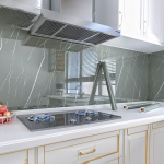 Marmorist mustriga kleebis Veekindel isekleepuv tapeet K&ouml;&ouml;k &otilde;likindel s&ouml;&ouml;gilaud pliit kapi ukse renoveerimise tapeet keraamiliste plaatide kleebis 10m