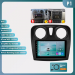 AI Voice 2 Din Android Auto raadio Renault Logan 2 Sandero 2 2012-2019 Navigation Carplay 4G autoraadio Multimeedia videopleier GPS Autoradio RDS PC HC1 4Core 1G 32G