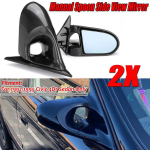 Paar Carbon Fiber Look auto k&uuml;lgmised tahavaatepeeglid Honda Civic 4dr 1992-1995 jaoks