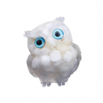 &Ouml;&ouml;kull Ornament Manual Vivid Owl Drip Adhesive Faux Crystal Looma kujuke koju Y