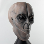 UFO Alien Skull Lateksmask Horror Cosplay Mask Peo Kost&uuml;&uuml;m Rekvisiidid T&auml;iskasvanutele alien