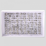 10 tk roostevabast terasest s&otilde;rmused meeste naiste &otilde;&otilde;nesl&otilde;ikelised titaanterasest nimetiss&otilde;rmed