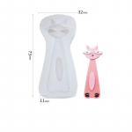 Dinosauruse juuksen&otilde;ela silikoonvorm kristall-epoksiidist dekoratiivvorm DIY k&auml;sitsi valmistatud k&otilde;rvar&otilde;ngaripatsi epoks&uuml;vorm pig