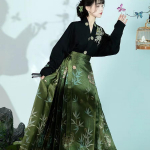 Bambusest tr&uuml;kitud Hanfu Hiina Mingi d&uuml;nastia stiilis naiste &uuml;likonnad L