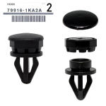 2X Nissan Juke F15 pakiriiuli klambrile plastikust n&ouml;&ouml;biga pagasi riidepuu konksu pakiruumi sisemine kinnitus Tagumine kinnitusklambrite osad 79916-1KA2A