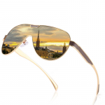 Super Fashion Polarized UV400 p&auml;ikeseprillid P&auml;ikeseprillide kujundused kuld