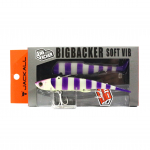 Jackall Big Backer Soft Vibration 21 grammi Sinking Lure Purple GS (8051)