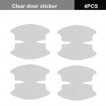 SEAMETAL 4tk Uksekausi kaitsekile Universaalne kriimustusvastane autokleebis Veekindel kaitseriba Autotarvikud 4pcs bowl film