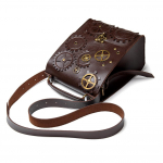 Steampunk Vintage Crossbody kott Punk &otilde;lakott Retro Gothic Gears k&auml;ekott pruun