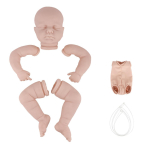 17-tolline Reborn Doll Kit Maggi Populaarne komplekt Pehme puutega v&auml;rske v&auml;rvi vin&uuml;&uuml;lkomplekt doll kit 17in beige