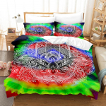 3D Buddha Voodipesu Komplekt Mikrofliis Luksuslik Tr&uuml;kitud Sulet&auml;idisega Tekikott Padjap&uuml;&uuml;r 2/3 S&uuml;nnip&auml;evakingitus AU210 * 240 T&auml;issuurus Kiiresti Kuivav Pehme Kodu Tekstiil Baby 100x135cm