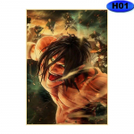 R&uuml;nnak titaani plakatitele Jaapani anime j&otilde;upaberitr&uuml;kid selge pildiga Elutuba Magamistoa kaunistus Baarikohvik Kodukaunistus 30x21cm