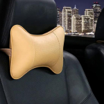 Car Neck Pillows Pu Leather head support protector black/red universal headrest backrest cushion easy install and must