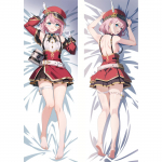Genshin Impact Charlotte Cosplay Dakimakura Otaku Throw kahepoolne padjap&uuml;&uuml;r pikk padja kate Kallistav keha padjap&uuml;&uuml;r virsikunahast 120x40cm Pillowcase