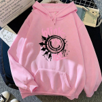 Blink 182 Huppar Naistele/Meestele Esteetiline Harajuku Graafilised Hupparid Unisex S&uuml;gis Talv Vabaaja Vintage Pulloverid Dressipluusid R&otilde;ivad Unisex XL pink