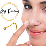 KODY PIERCING 9K augustamine ninakruvi t&auml;iskullast ja v&auml;&auml;riskividest &uuml;mmargune kristall CZ 2,5 mm &ndash; kvaliteetne augustamine
