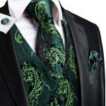 Hi-Tie Tuxedo vest meestele, &uuml;likond, vest kaelaside, taskur&auml;tik, mansetin&ouml;&ouml;bid pulma&auml;ri jaoks M