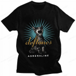 Rock Band Deftones T-s&auml;rk Unisex Naiste Mood T-s&auml;rgid Puuvillane T-s&auml;rk Laste Hip Hop Topid T-s&auml;rgid Poiste T-s&auml;rgid Y2k Riided Vabaaja T-s&auml;rk XL