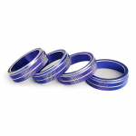 4 tk auto kliimaseadme p&ouml;&ouml;rdnupu r&otilde;ngas Volvo S60 XC60 V60 V40 S80 auto ventilaatori nupp Audio stereo helitugevuse reguleerimise nupu kate sinine