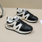 Libisemisvastased vabaaja tossud naistele, libisemisvastased jooksujalatsid, kunstnahast lamedad tossud, paeltega jalutusjalatsid Naiste spordijalatsid 35 must