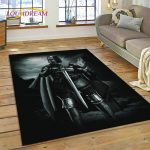 Multifilmi 3D Crusaders Templar Black Knight vaibavaip koduseks elutoa diivani uksemati sisekujunduseks, lasteala vaip libisemiskindel matt 120x160cm