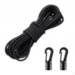 Shock Cord, Elastic Nylon Cords Marine Kayak Heavy Stretch String Rope with two hooks 5m