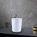 Pr&uuml;gikast, puutevaba automaatne kaanega plastikust pr&uuml;gikasti konteiner, veekindlad j&auml;&auml;tmed non-waterproof white 5L