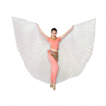 1 komplekt k&otilde;hutantsutiiva teleskoopvardaga Pilkup&uuml;&uuml;dva tiiva rekvisiidiga cosplay kost&uuml;&uuml;m pidude ja festivalide kaunistamiseks valge