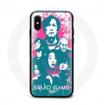 Coque Iphone XS Max Squid Game dessin anim&eacute;