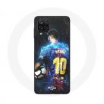 Coque Samsung Galaxy A12 Lionel Messi Club de football de Barcelone FCB