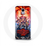 &Uuml;mbris Samsung Galaxy A8 2018 Stranger Things plakati 2. hooaja jaoks