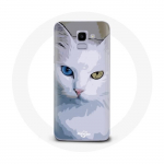 &Uuml;mbris Samsung Galaxy A8 2018 T&uuml;rgi kaubiku sinise silma ja kollase silmaga