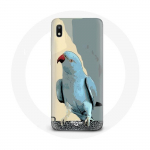 &Uuml;mbris Samsung Galaxy A10 Parakeets Parrots Blue jaoks