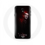 Musta taustaga &uuml;mbris Samsung Galaxy S4 Lucifer Series jaoks