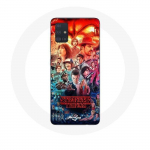 &Uuml;mbris Samsung Galaxy A51 5G jaoks Stranger Things Teaser 4. hooaja plakatitegelaste kunst