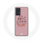 Coque pour Samsung Galaxy A13 5G Elite Saison 5 Affiche personnages Fanart Logo