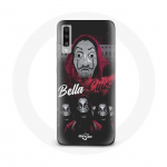 &Uuml;mbris Samsung Galaxy A70 La casa de papel bella ciao logoga
