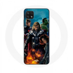 Coque pour Samsung Galaxy A22 5G Avengers film de super h&eacute;ros