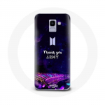 &Uuml;mbris Samsung Galaxy A8 2018 Bangtan Sonyeondan Concert BTS Army Bomb Lightstick jaoks