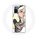 Coque pour Xiaomi Redmi Note 10 Pro Alice princesse tatou&eacute;e