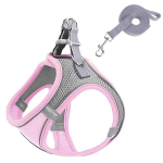 Story One Dog rakmete jalutusrihm 1,5 m komplekt Anti-Aggressor Pet A-DC006, roosa, 2 osa gray