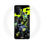 Coque pour Oppo A74 5G Valentino Rossi motoGP 46 Pilote de vitesse - Maniacase