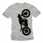 Vana mootorratta Cb 550 Cafe Racer s&auml;rgiga Unisex T-s&auml;rk S