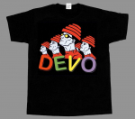 Devo B&auml;nd Rokkb&auml;nd Must L&uuml;hikeste Pikkade Varrukatega Unisex T-s&auml;rk S