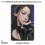 Aespa 4. minialbumi draama fotokaart hiiglaslik v&auml;ikestseenide jada Eksklusiivne Jaapan Karina - Japan gray